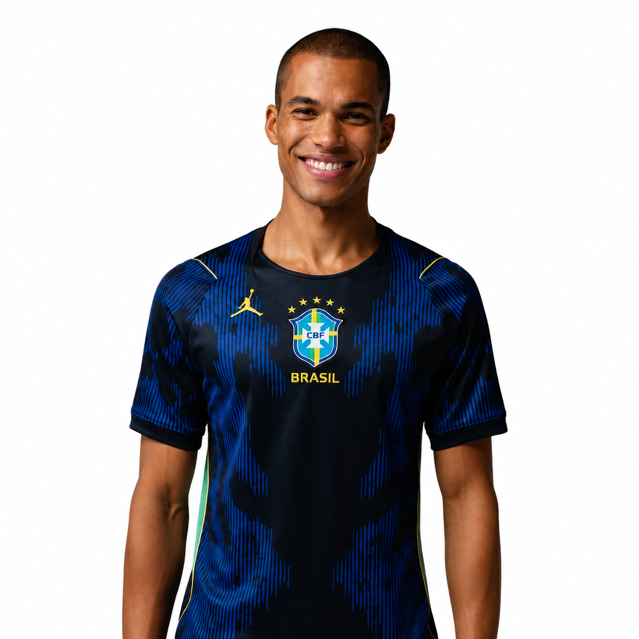 Camisa Azul Masculina Seleção Brasileira 2026 — Uniforme 02